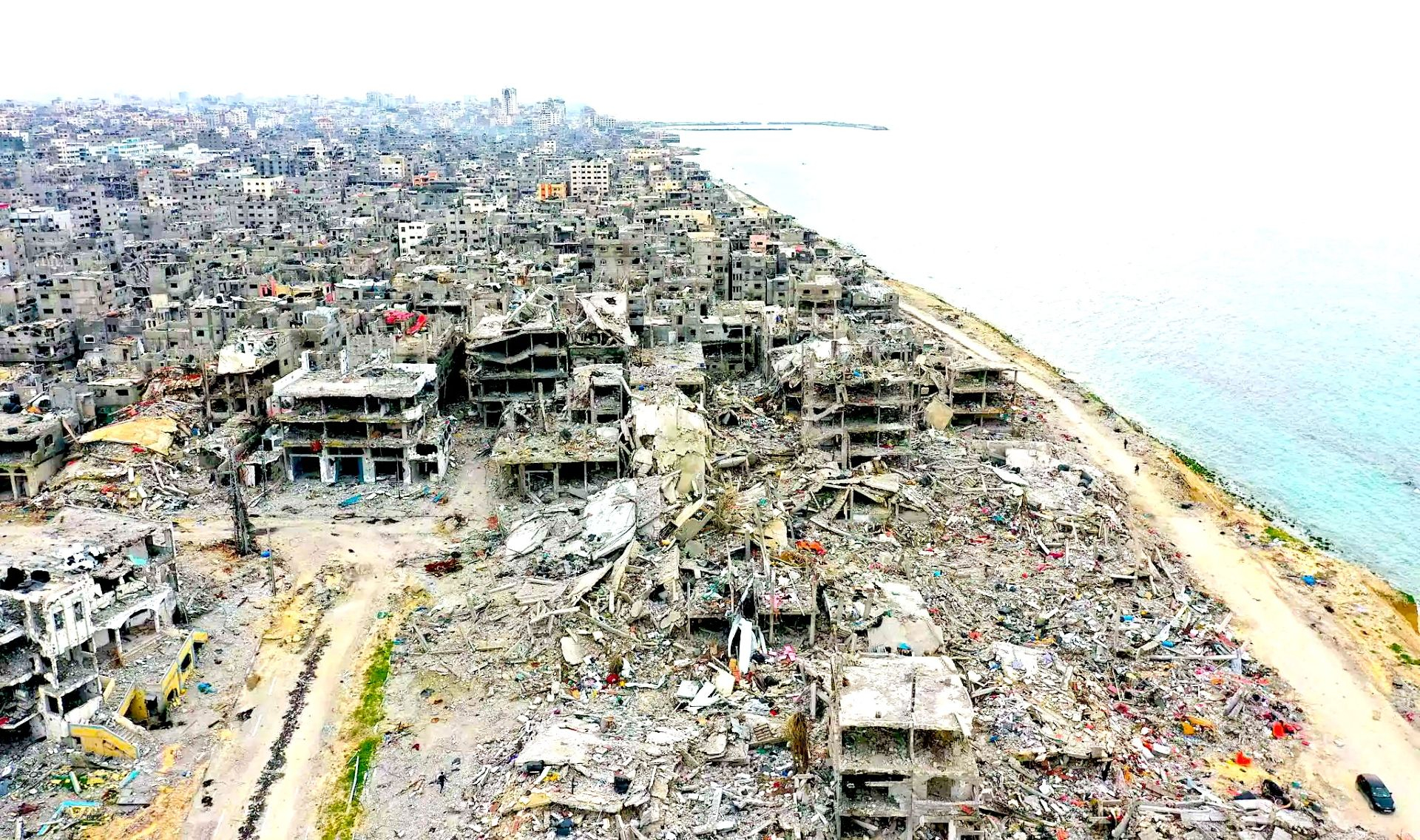 Israel has reduced Gaza to ruins (2024). 